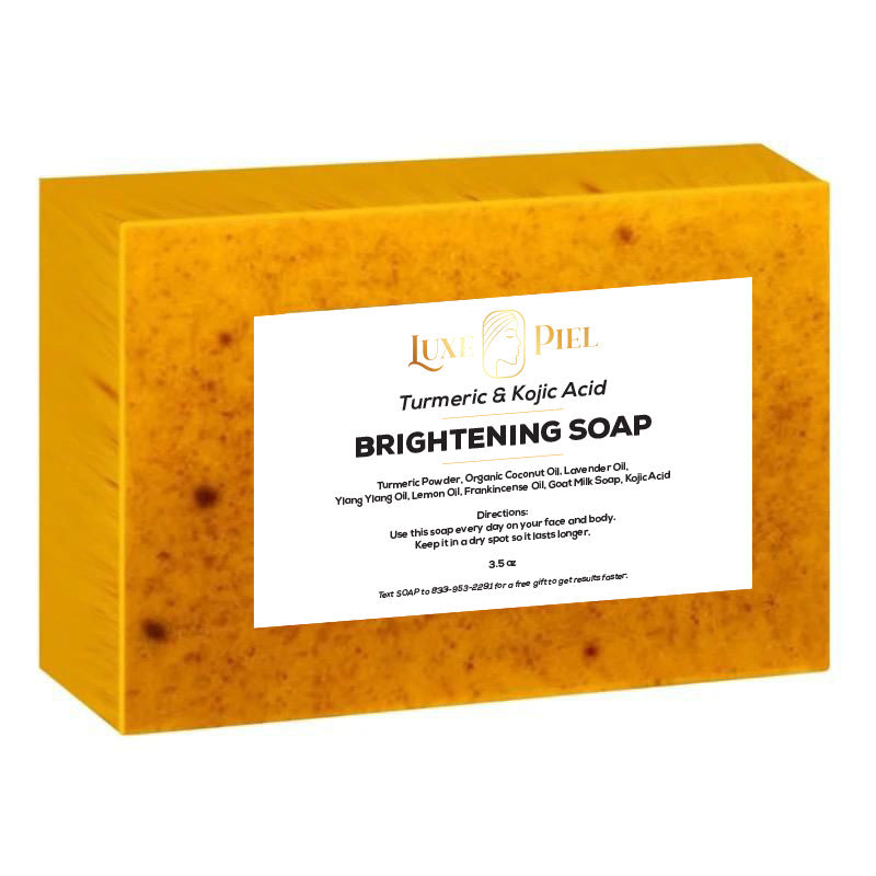 3 Dark Spot Remover & Brightening Soap: Lemon Turmeric & Kojic Acid